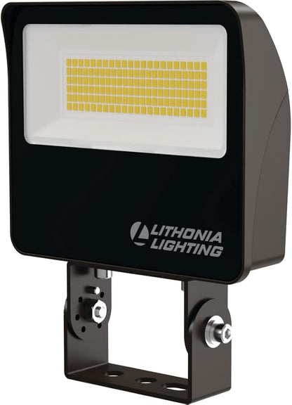 Lithonia Lighting ESXF1 ALO SWW2 KY DDB M2 Outdoor LED Switchable Floodlight, Knuckle or Yoke Mount, Bronze