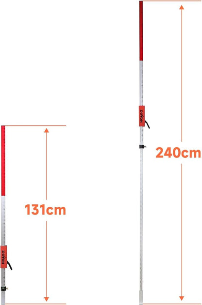 Outdoor Laser Level with Receiver, Tripod, Grade Rod, Class Ⅱ