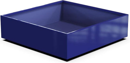Plantercraft Powder-Coated Aluminum Planter Box - Square Cube - Metal All Weather | Indoor Outdoor | Made in USA | Fully Assembled