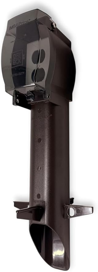 iMBAPrice IMBA-GPD19BR-2 Bronze 19.5" Gard-N-Post Low-Profile Landscape Lighting Post Enclosure with GFCI Device Cover, 2-Pack