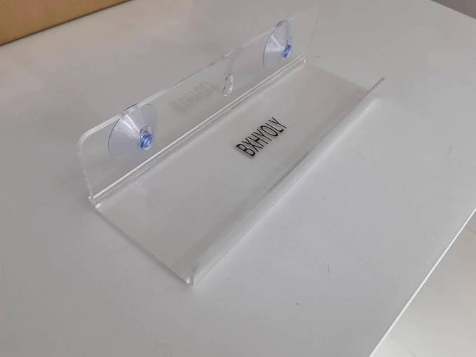 Acrylic Window Shelf Window Box Shelf Ledge Suction Cup Shelf Box (12 INCH)