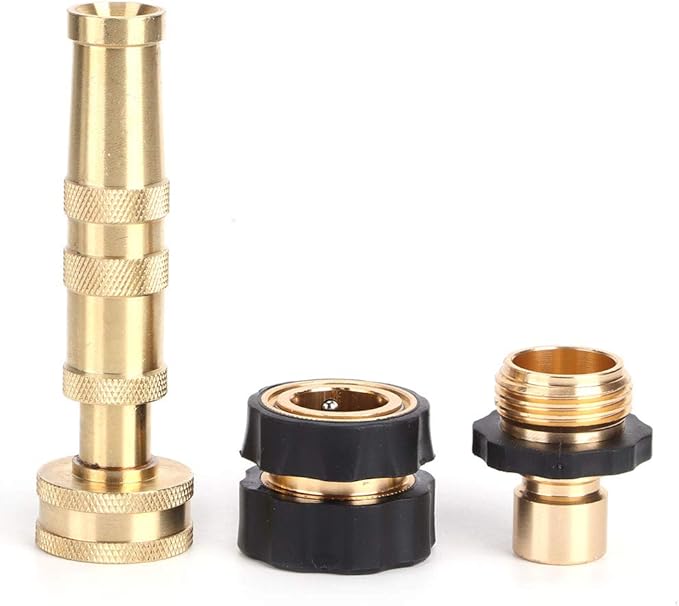 Brass Adjustable Hose Nozzle Water Hose Nozzles for Garden Sprayer Accessories
