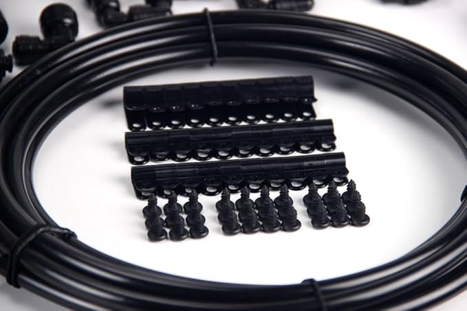 MistKing – Advanced Misting System (3/8” Backbone), 5th Gen | Used by Zoos, Institutions & Hobbyists | Expandable to 70 Nozzles | Fine Mist | 50 Micron Droplets | Upgraded Timer & Components |