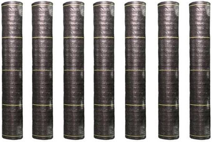 Dewitt 7-Pack Sunbelt Weed Barrier Fabric 3.2 oz, 4 x 300 Feet – Heavy-Duty Ground Cover Mat for Greenhouse Floors, Garden Rows, Raised Beds, Yard Gardening, and Outdoor Landscape Protection