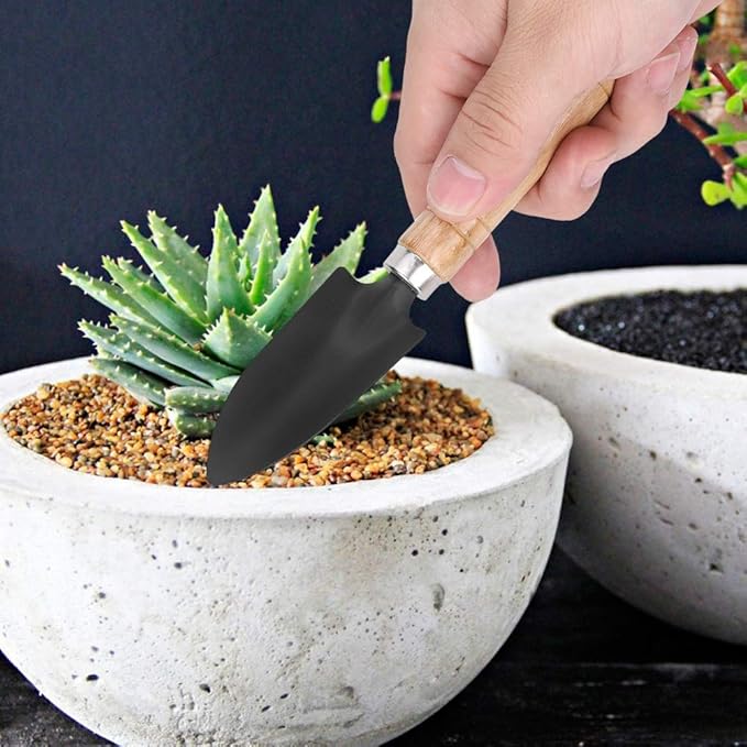 Small Garden Tools, 3pcs Mini Plant Gardening Tool Set Spade Claw Rake Shovel Flowers Planting Tools for Succulent, Bonsai, Pot Plants