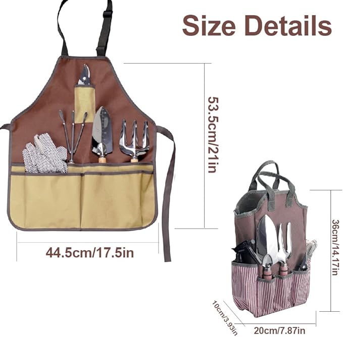 Gardening Apron - Tool Bags & Aprons Tote Storage Bag with Pockets Tool Apron Practical Gardening Gifts for Men