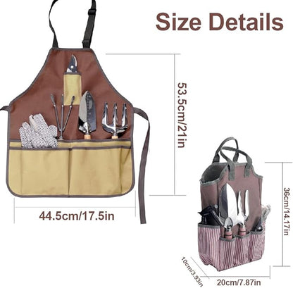 Gardening Apron - Tool Bags & Aprons Tote Storage Bag with Pockets Tool Apron Practical Gardening Gifts for Men