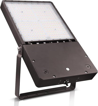300W LED Flood Light Outdoor, 5700K Daylight LED Stadium Flood Lights, 45900LM Exterior Parking lot Area Lighting, IP65 Waterproof for Stadium, Arena, Parking Lot 120-277VAC, UL&DLC Listed