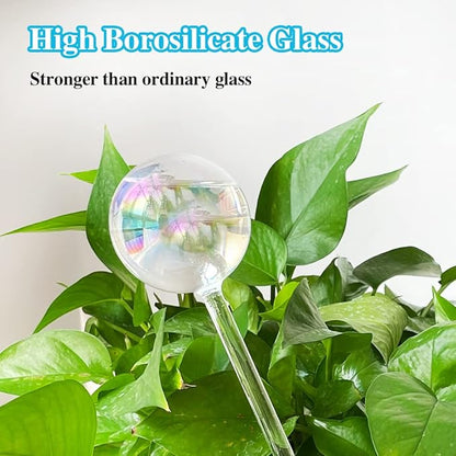 3 Pcs Plant Watering Globes,Self Watering Planter Insert Plant Accessories,Colorful Glass Plant Watering Devices for Indoor Plants