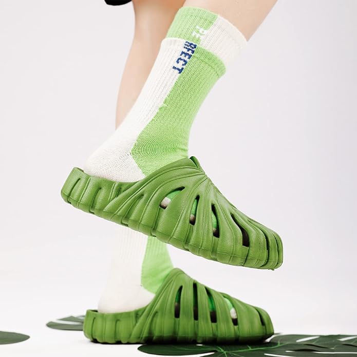 Optigard Monstera Slippers for Women and Men,Monstera EVA Thick Sole Pillow Slippers,Non Slip Quick Drying Breathable Beach Monstera Slides