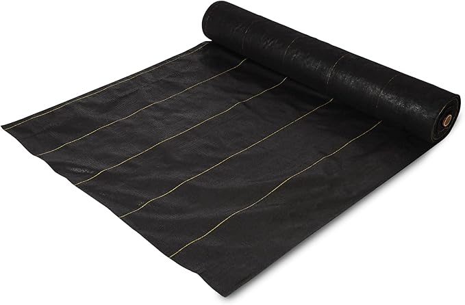 Dewitt SBLT4300 Sunbelt Woven Weed Barrier Landscape Fabric Ground Cover, 4-Foot Width x 300 Feet (3 Pack)
