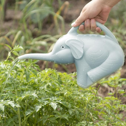2pcs 2pcs Watering Can with Long Spout for Indoor Outdoor Plants Lightweight Ergonomic Handle Cute Animal Shape Garden Watering Kettle in Blue