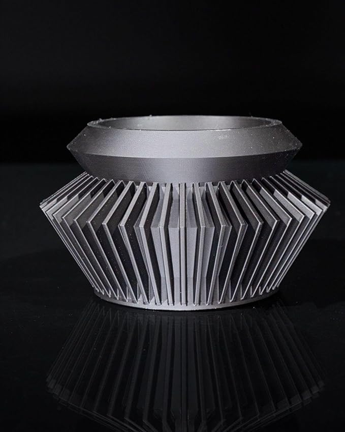 Quano Planter – Modern 3D Printed Geometric Vase with Stand