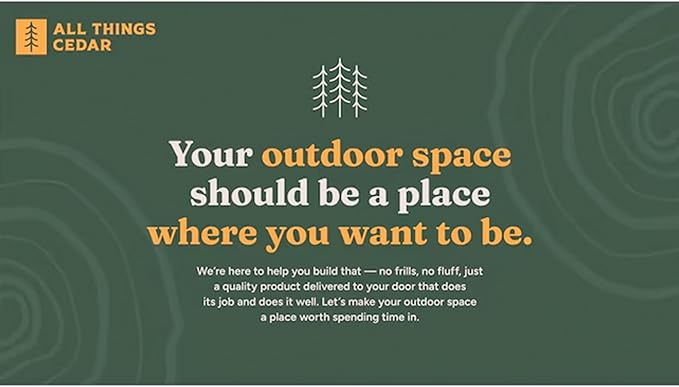 All Things Cedar 4 Foot Cedar Box Planter, Elevated Outdoor Garden Bed, Natural