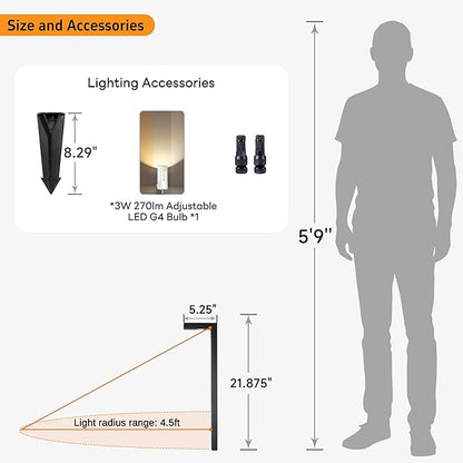Gardenreet Brass Hardwired Landscape Path Lights, 2700K/3000K/4000K Adjustable 12V Low Voltage Pathway Light IP65 Waterproof, Outdoor Walkway Lighting, Bronze for Patio Lawn with G4 Bulb (6 Pack)