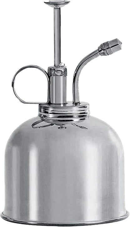 Sustainable Village Watering Can Indoor Plants - Nickel Plant Mister - Stylish and Rust Resistant Watering Cans for Healthy Hydration - Prevents Overwatering