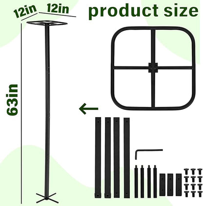 63" Metal Dragon Fruit Trellis – Durable Outdoor Garden Support for Climbing Plants, Easy Assembly Vertical Structure, Ideal for Dragon Fruit Growers