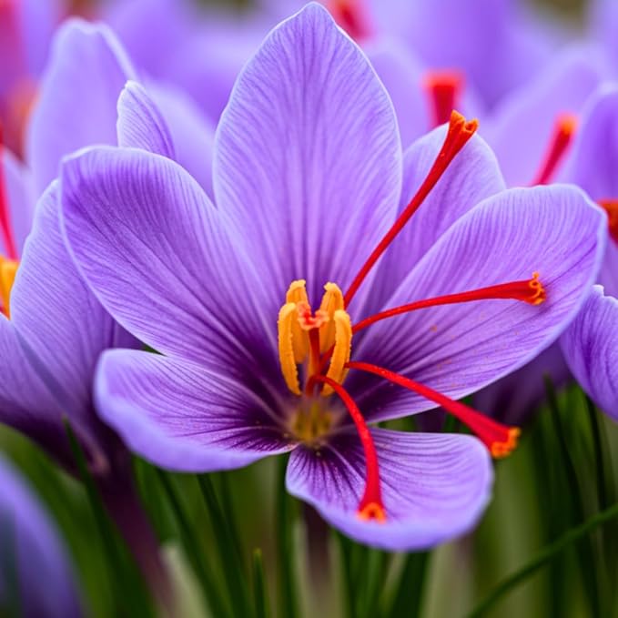 50 Saffron Crocus Bulbs for Planting - Crocus Sativus Bulbs