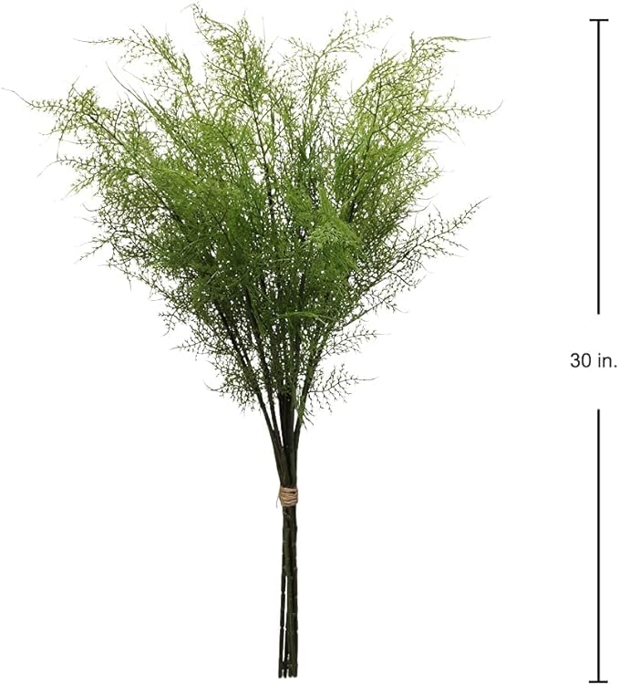 Briful 30" Artificial Boston Fern Plants Bushes Fake Shrubs Bush Greenery Plants Faux Fern Plant Large for Outdoors UV Resistant Garden Plants or Home Office Desk Indoor Decor 3pcs
