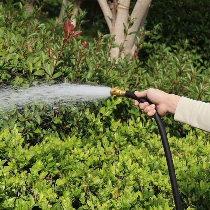 5/8 in. × 22 ft. Flexible Hybrid Garden Hose, High Flow 5/8" I.D. No Memory Durable Lightweight Water Hose for Watering, Irrigation, Water Transfer Pump