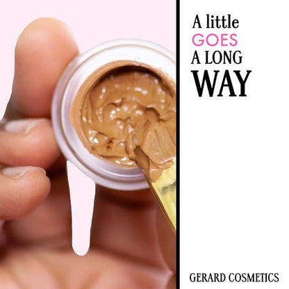 Gerard Cosmetics Clean Canvas Cocoa Eye Concealer and Base Smudge Proof, Makeup Primer and Eyeshadow Base, Made in the USA, Vegan Formula, Cruelty Free