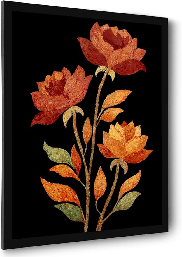 Flowers Bathroom Wall Art Prints Canvas Art Wall Decor Framed Vintage Wall Art Decor Flowers Wall Art Decorations Botanical Hallway Wall Art Artwork For Walls Pictures for Bathroom Bedroom 8x10 Inchs