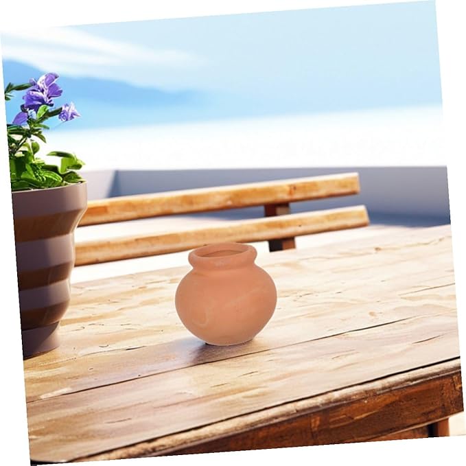Mini Terracotta Succulent Pot Breathable Clay Planter for Indoor Outdoor Gardening DIY Crafts Home Decor