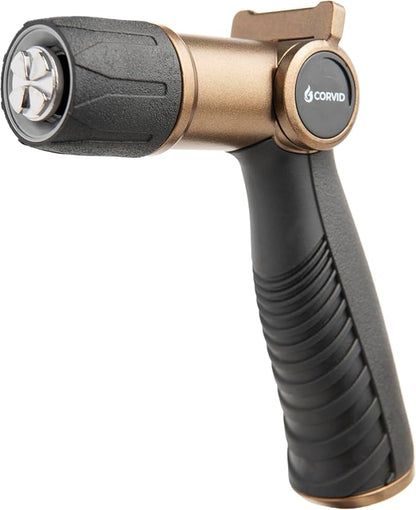 20-Pack Corvid Thumb Control Adjustable Nozzle - Heavy-Duty Metal, 1-Pattern Spray with Ergonomic Grip for Easy Water Flow Control, Ideal for Tough Cleaning and Watering Tasks like Car Washing,Garden