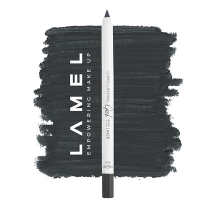 Grey Eyeliner, Ultra Long Lasting Gel Eyeliner Pencil, Waterproof Eye Liner, Smudge Proof, Creamy Eye Pencil, Sweat Proof Makeup, Highly-Pigmented, Smokey Eye (410 Shade)