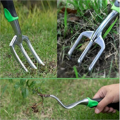 Gardening Tools Set, Gardening Tools, 7 Piece Set Heavy Duty Gardening Hand Tools, Outdoor Garden Hand Tools with Non Slip Rubber Grips. with Handbag.