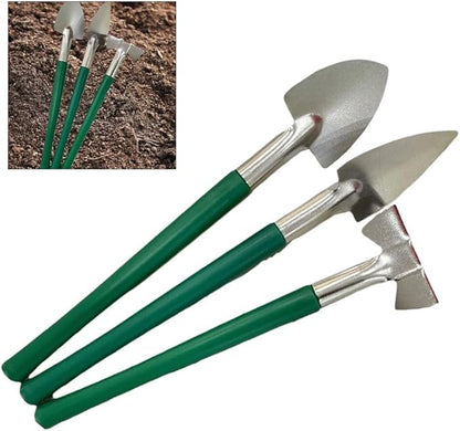 3 Pcs Mini Gardening Kit With Rake Trowel And Shovel For Succulents For Bonsai Cacti Indoor Plants Stainless Steel Lightweight Tools