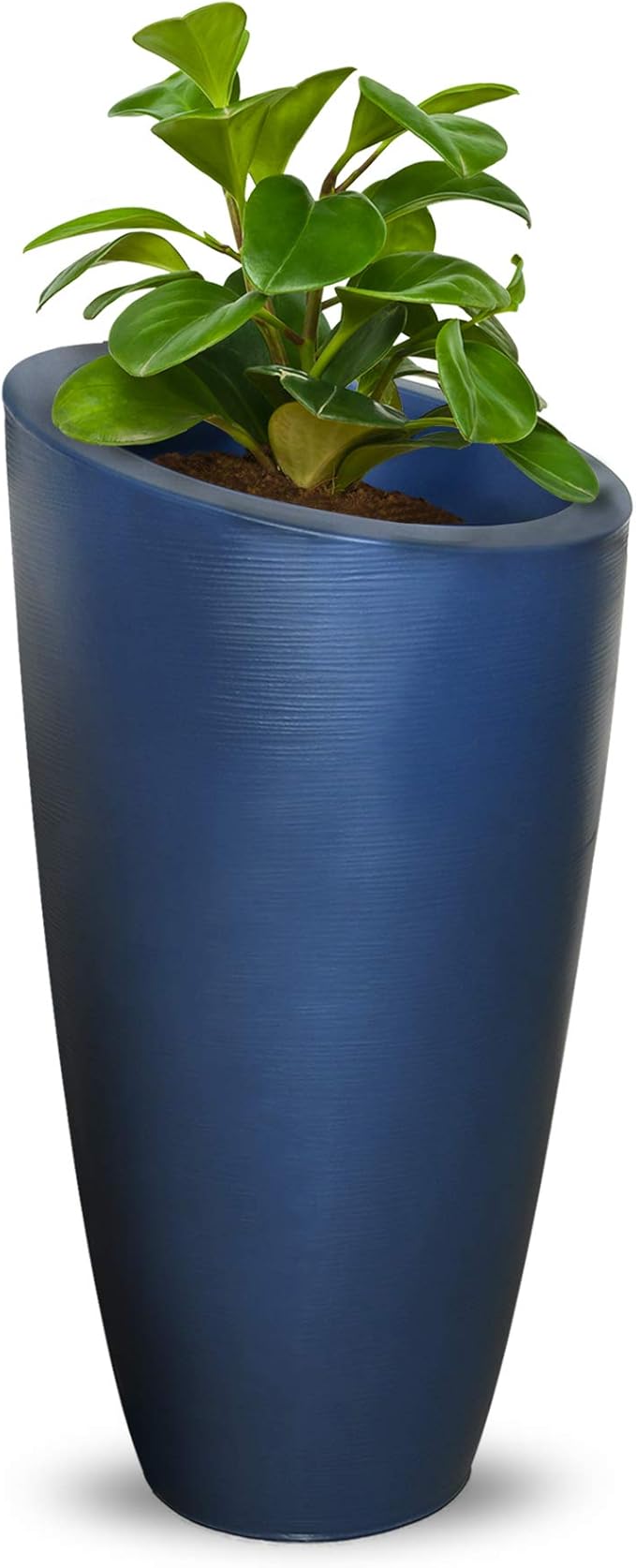Mayne Inc. Modesto 42in Tall Planter - Neptune Blue - 22in L x 22in W x 42in H - 12 Gallons of Soil Capacity (8881-NB)