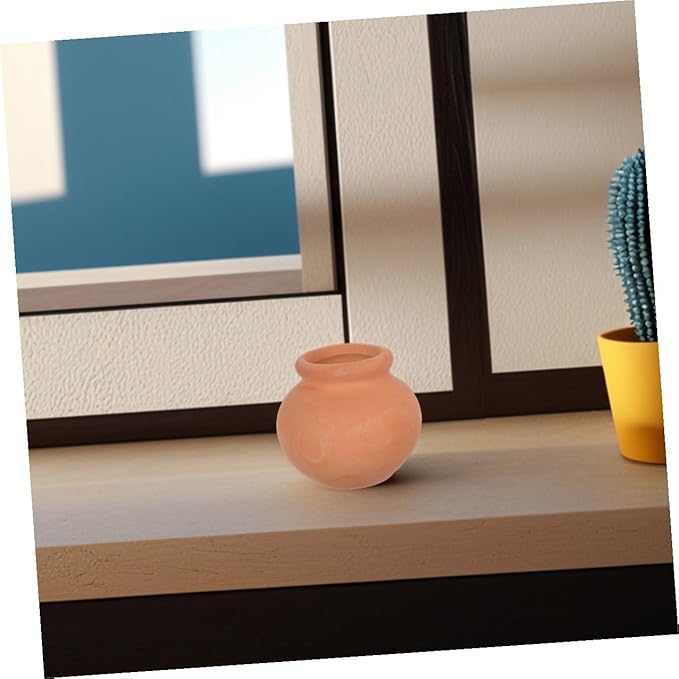 Mini Terracotta Succulent Pot Breathable Clay Planter for Indoor Outdoor Gardening DIY Crafts Home Decor