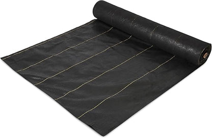 Dewitt 8-Pack Sunbelt Weed Barrier Fabric 3.2 oz, 4 x 300 Feet – Heavy-Duty Ground Cover Mat for Greenhouse Floors, Garden Rows, Raised Beds, Yard Gardening, and Outdoor Landscape Protection