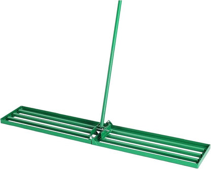 Outvita Lawn Leveling Rake 36"x10", Level Lawn Tool with Adjustable Handle, Yard Leveling Rake, Landscape Rakes for Garden, Backyard, Golf Course, Farm, Pasture