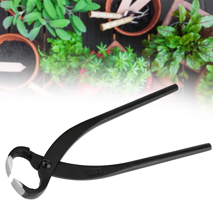 Branch Cutter Professional Bonsai Tools, Manganese Steel Alloy 205mm Concave Cutter Gardening Plants Pruner Wire Cable Pruner