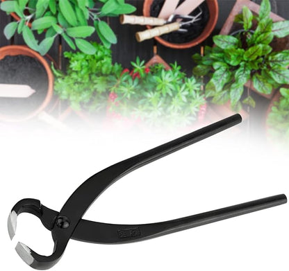 Branch Cutter Professional Bonsai Tools, Manganese Steel Alloy 205mm Concave Cutter Gardening Plants Pruner Wire Cable Pruner