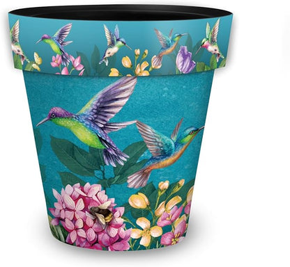 Briarwood Lane Springtime Hummingbirds Medium Planter