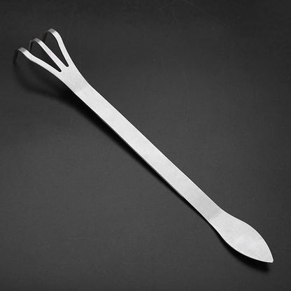 Bonsai Rake, 3 Prong Bonsai Tree Tools Stainless Steel Loosen Soil Root Rake with Ergonomic Handle Lightweight Gardening Plants Soil Farming Garden Lawn Tree Tools