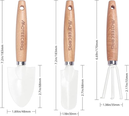 Kids Gardening Tools Set Mini Gardening Tools for Children with Small Shovel, Trowel and Rake, Inspire a Love for Nature