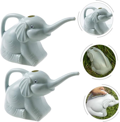 2pcs Long Spout Watering Can for Indoor Plants Adorable Animal Shape Plastic PP Bottle Precise Plant Watering for Home Garden and Lawn
