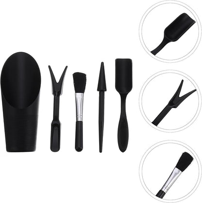5pcs Succulent Gardening Tool Mini Hand Transplanting Tools for Indoor and Outdoor Plants Ergonomic Design Portable Gardening Accessory for Weeding Digging Pruning