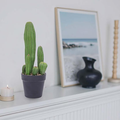 Artificial Cactus 16inch Faux Cactus Fake Cactus Potted Plants for Indoor Outdoor Home Offices Store Decor