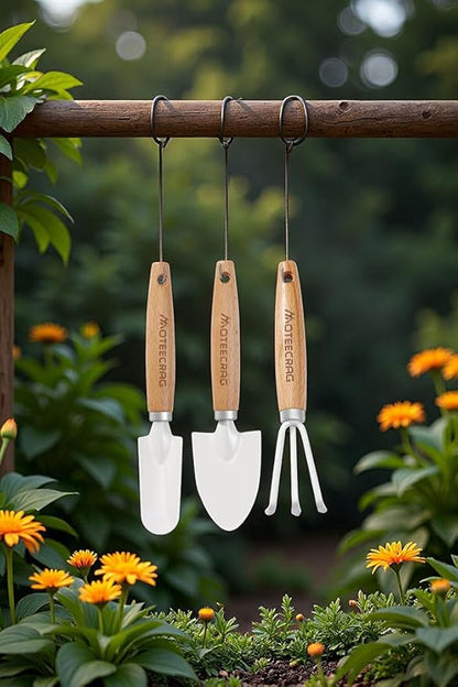 Kids Gardening Tools Set Mini Gardening Tools for Children with Small Shovel, Trowel and Rake, Inspire a Love for Nature