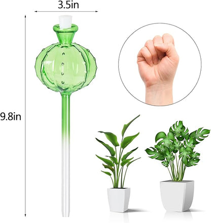 Self Watering Planter Insert. Plant Watering Devices. Plant Watering Bulbs. 3-PCS Plant Watering Globes. Cactus Shape Self Watering Globes