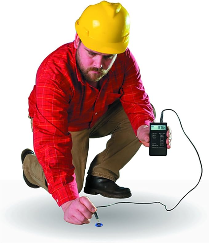 RH/KS Package - Concrete Moisture Meter for Concrete Slabs - Relative Humidity Measurement System - ASTM F2170 in-Situ Probe Method for Evaluating Moisture, Reusable RH BluePeg Probes