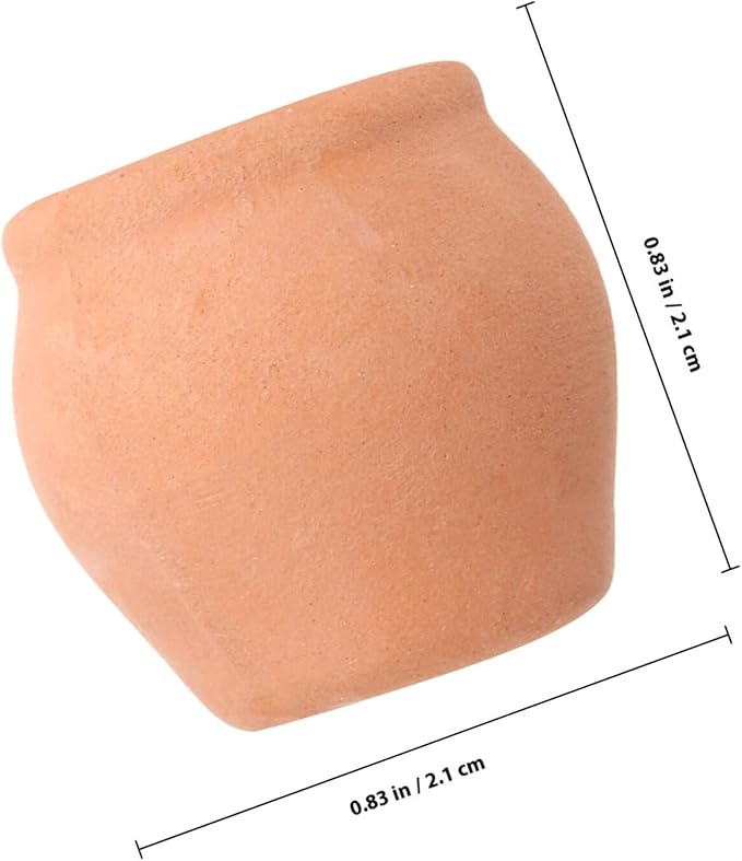 8Pcs Mini Succulent Plant Pots Small Terracotta Clay Planters for Desktop and Windowsill Gardening Nursery with Drainage Holes