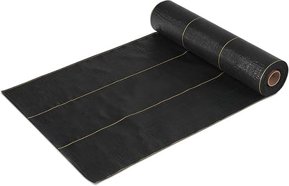 DeWitt Sunbelt Weed Barrier Fabric 3.2 oz, 3 x 300 Feet – Heavy-Duty Ground Cover Mat for Greenhouse Floors, Garden Rows, Raised Beds, Yard Gardening, and Outdoor Landscape Protection