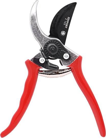 Zenport Pruner Z103 Large Landscape Crew, 1-Inch Cut, Die Cast Aluminum Handles, 8.5-Inch, orange