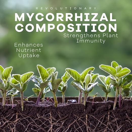 DYNOMYCO Granular Mycorrhizal Fungi Inoculant, 100g/3.5oz – Boosts Root Growth, Yields & Nutrient Uptake – 900 Propagules/g, Concentrated Granules, & OMRI Listed – Biofertilizer for Plant Growth